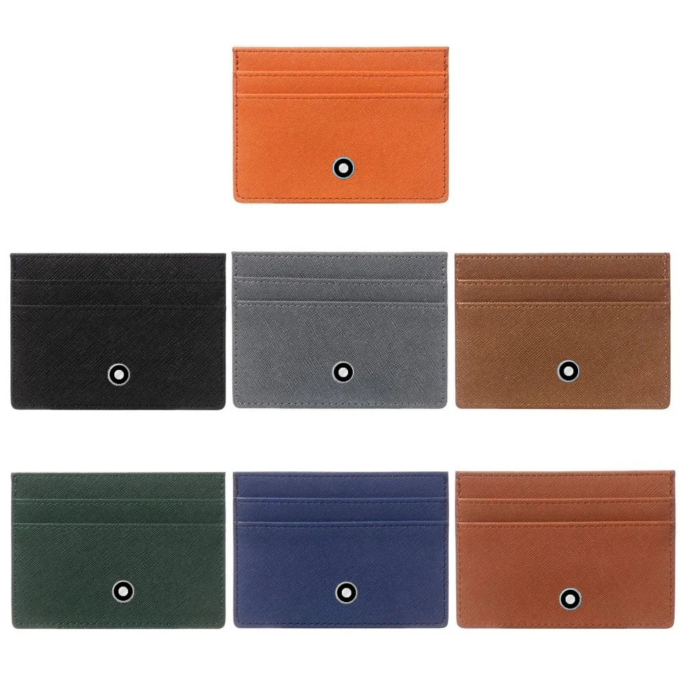 Card Case Minimalist - Minimalist Women Men Leather Slim Wallets