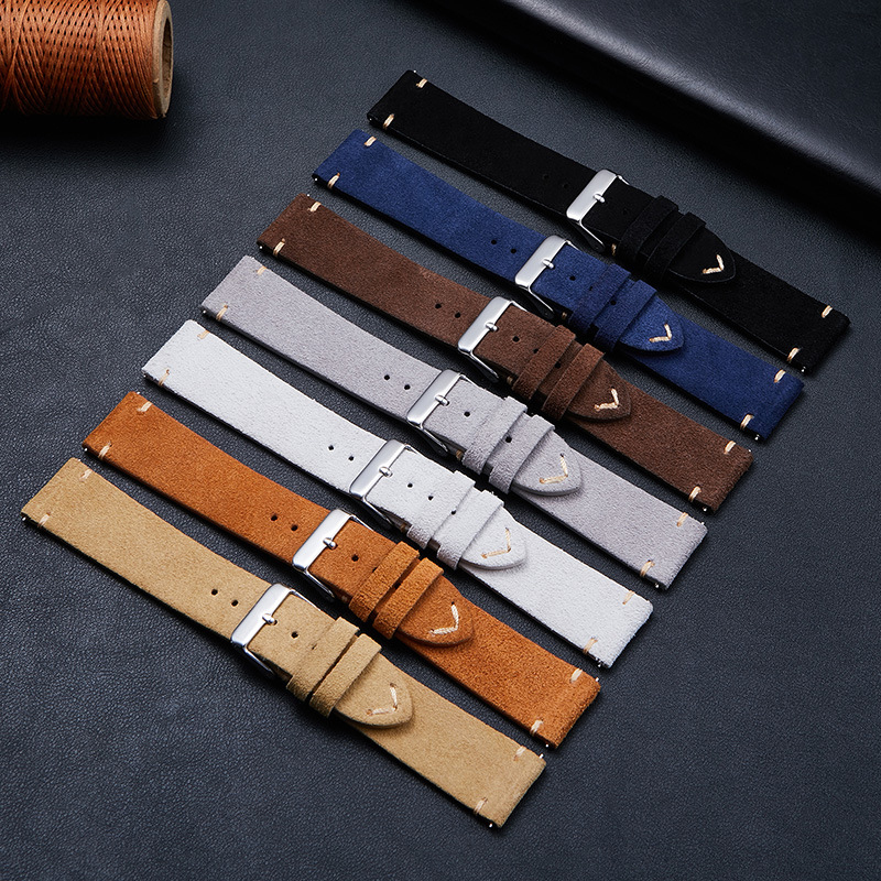Men'S Accessories Hand Bands - Suede Watch Band 18mm 20mm 22mm