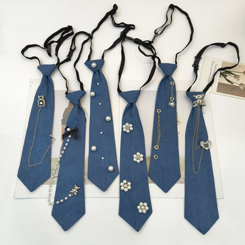 Cowboy Style Blue Necktie JK S – обзор и цена Men Accessories Neck Chain