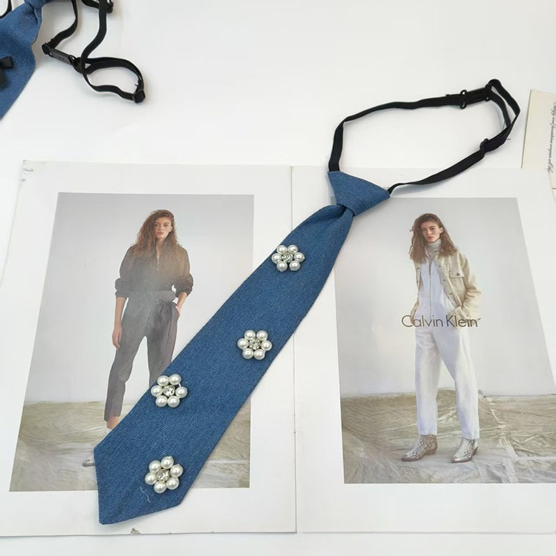 Cowboy Style Blue Necktie JK S – обзор и цена Men Accessories Neck Chain