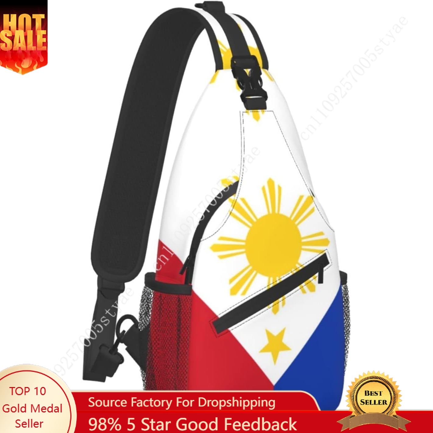 Philippine Flag Sling Backpack – обзор и цена Men'S Accessories Philippines