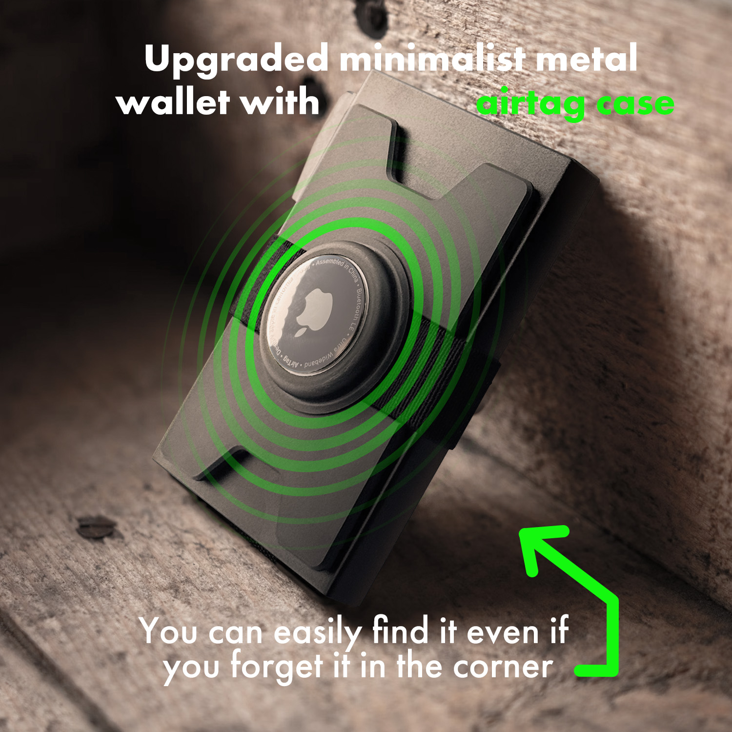 Smart Metal AirTag Wallet for  – обзор и цена Card Case Minimalist