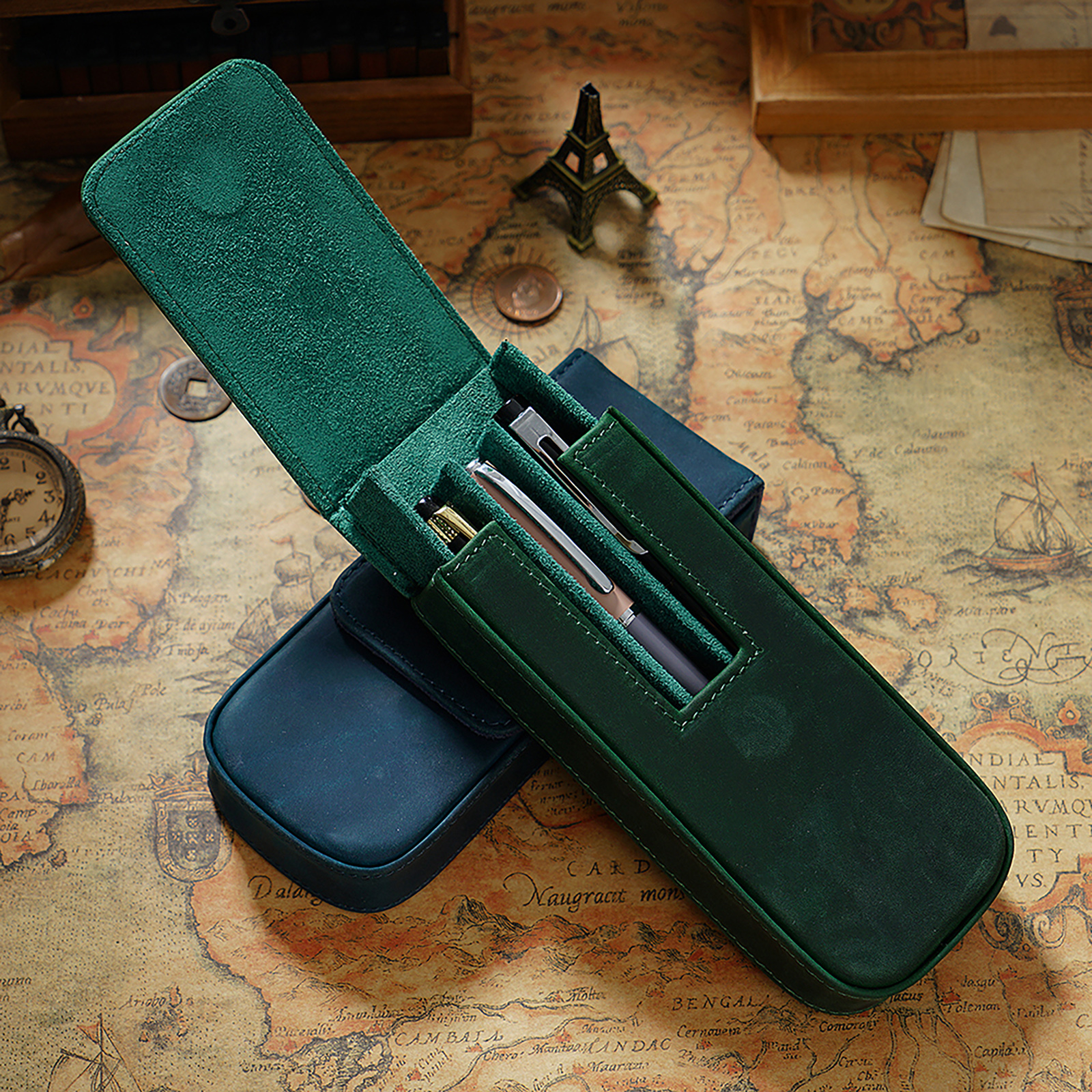 3 Slot Geniue Cowhide Pen Penc – обзор и цена Men Accessories Drawer