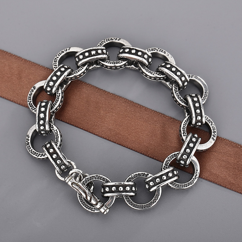 13mm Punk Retro Bike Biker Cha – обзор и цена Men'S Accessories Hand Bands