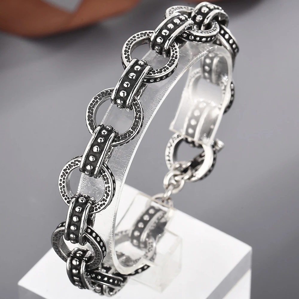 13mm Punk Retro Bike Biker Cha – обзор и цена Men'S Accessories Hand Bands