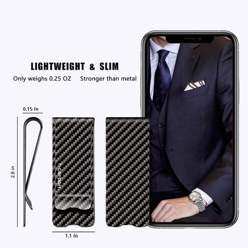 Carbon Fiber Money Clip for Ca – обзор и цена Card Case Minimalist