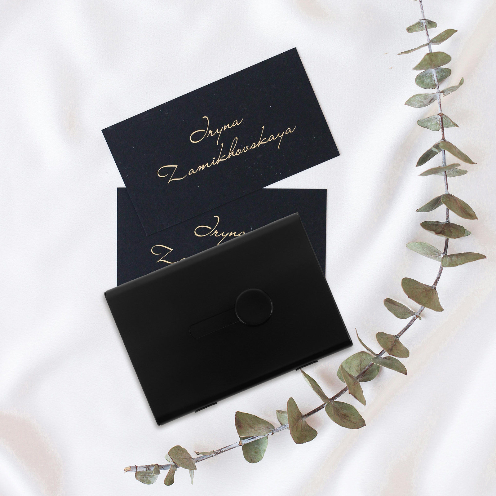 Stainless Steel Business Card  – обзор и цена Card Case Minimalist