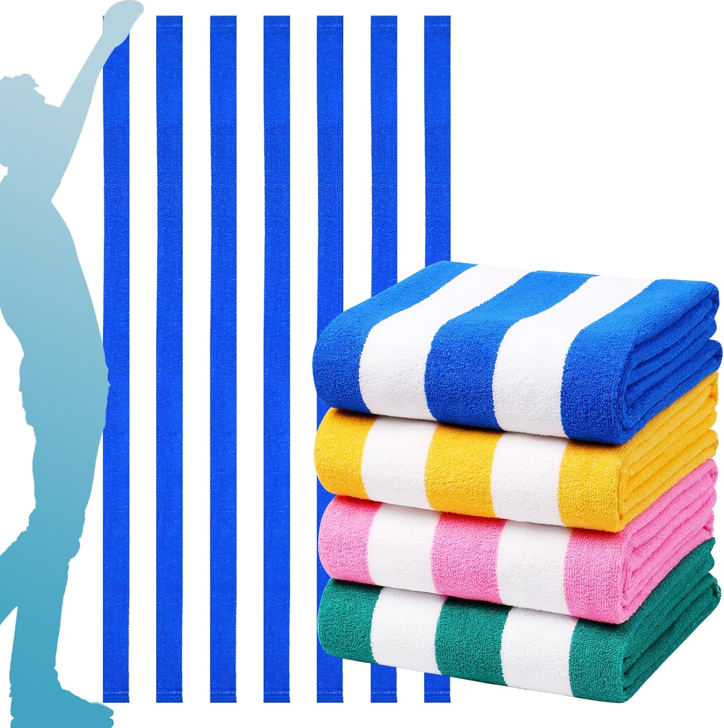 4 Packs Oversized Stripe Beach – обзор и цена Men'S Accessories Essentials