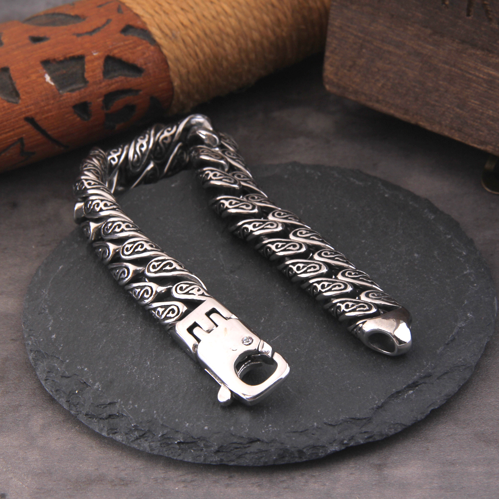 Man Bracelet Homme 12MM Wide S – обзор и цена Men'S Accessories Hand Bands