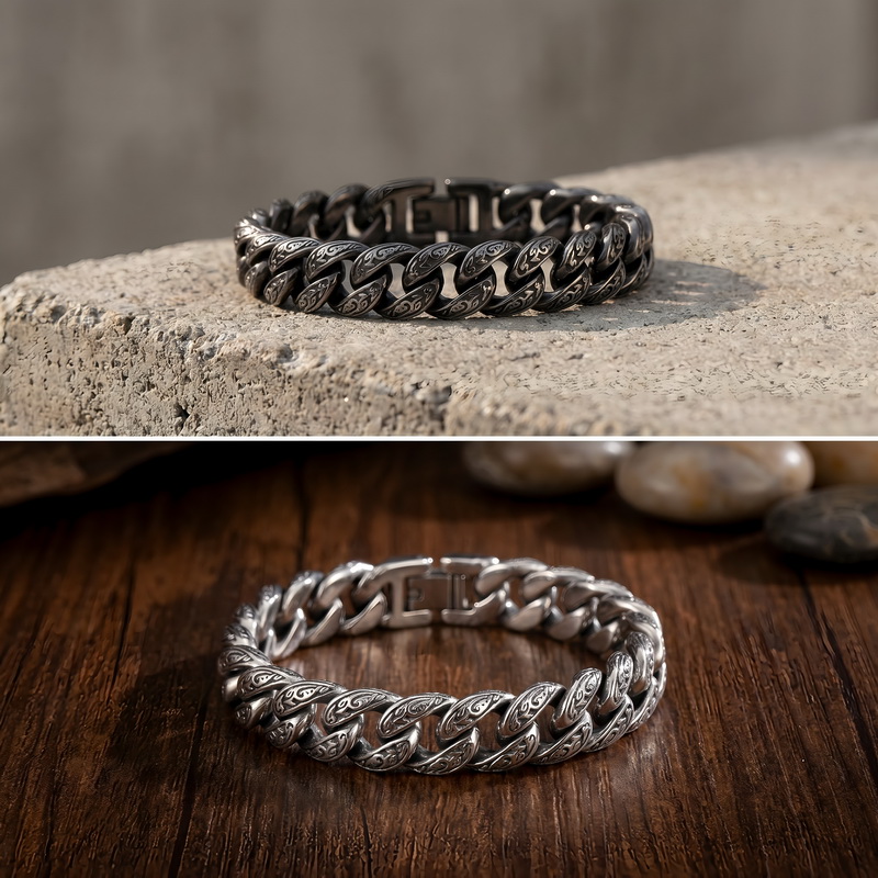 Man Bracelet Homme 13MM Wide S – обзор и цена Men'S Accessories Hand Bands
