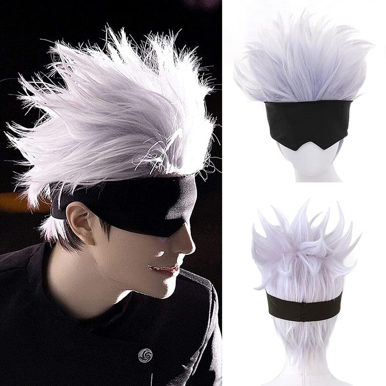 Black Blindfold + Short Wavy C – обзор и цена Men Accessories In Silver