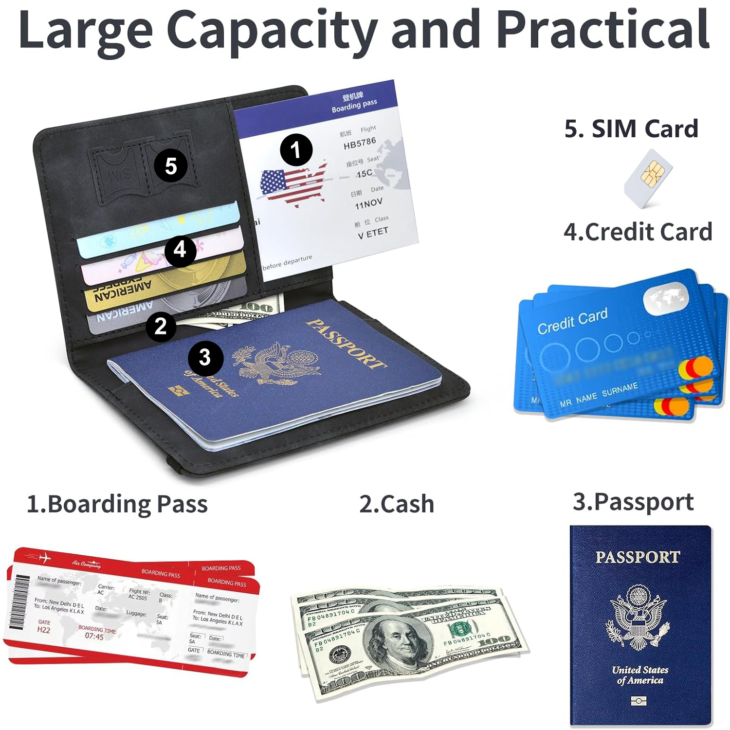 Passport Holder Wallet Cover T – обзор и цена Men'S Accessories Essentials