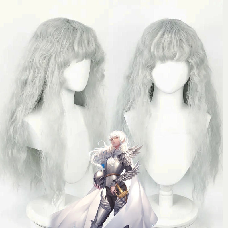 Anime Game Berserk Cosplay Wig – обзор и цена Men Accessories In Silver