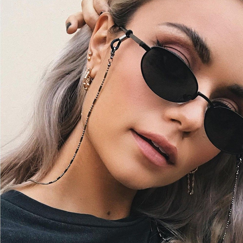 Mask Sunglasses Chains for Wom – обзор и цена Men Accessories In Silver