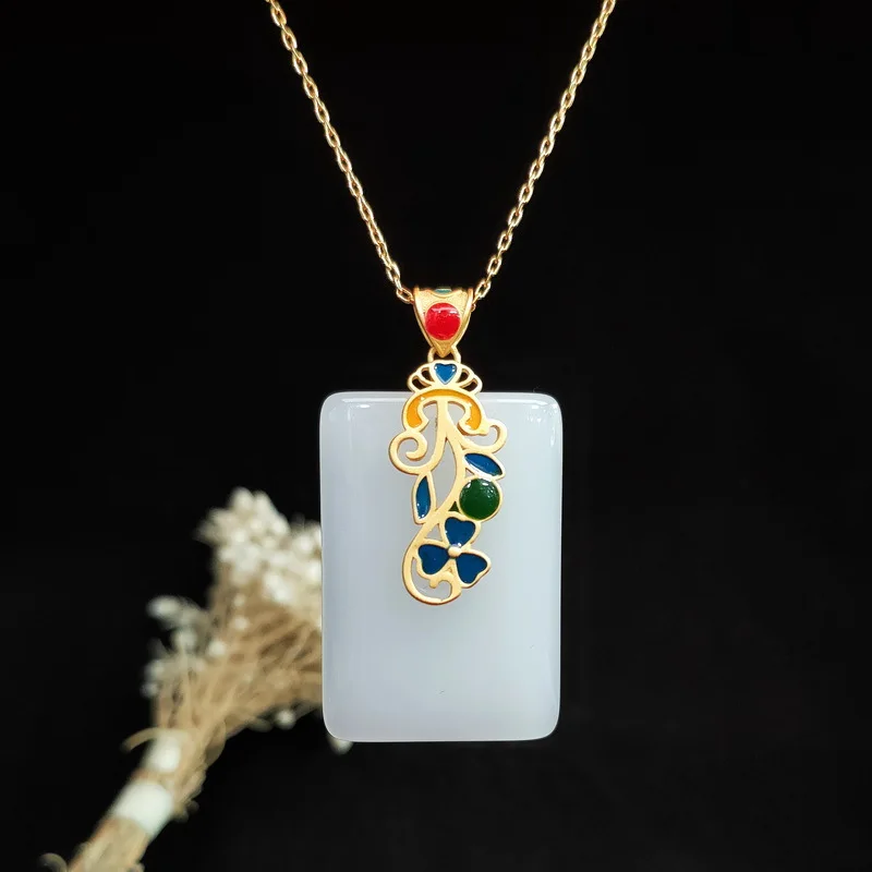 Jade Pendant Necklace Amulet C – обзор и цена Men Accessories In Silver