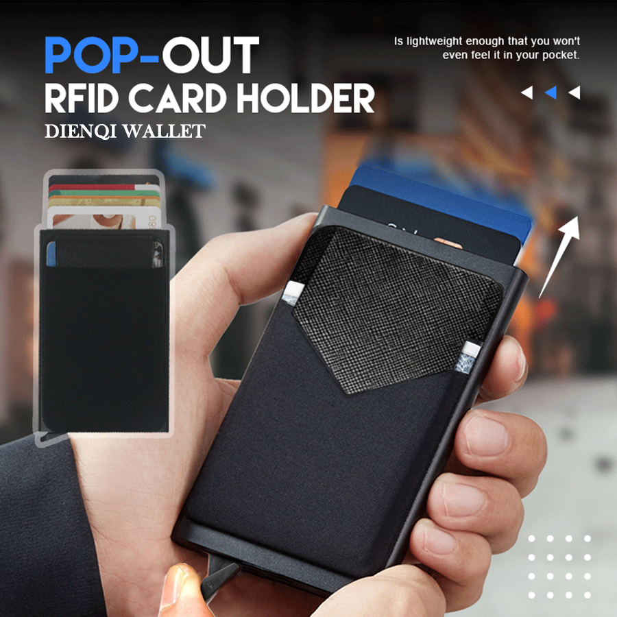 Engraving Rfid Credit Card Hol – обзор и цена Card Case Minimalist