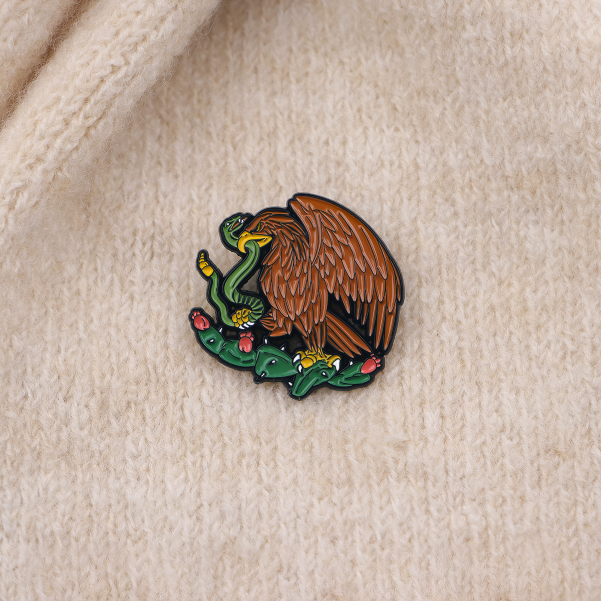 Mexican Eagle Enamel Pin Mexic – обзор и цена Men'S Accessories Backpack