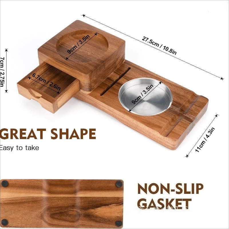 Multifunctional Solid Wood Cig – обзор и цена Men Accessories Drawer