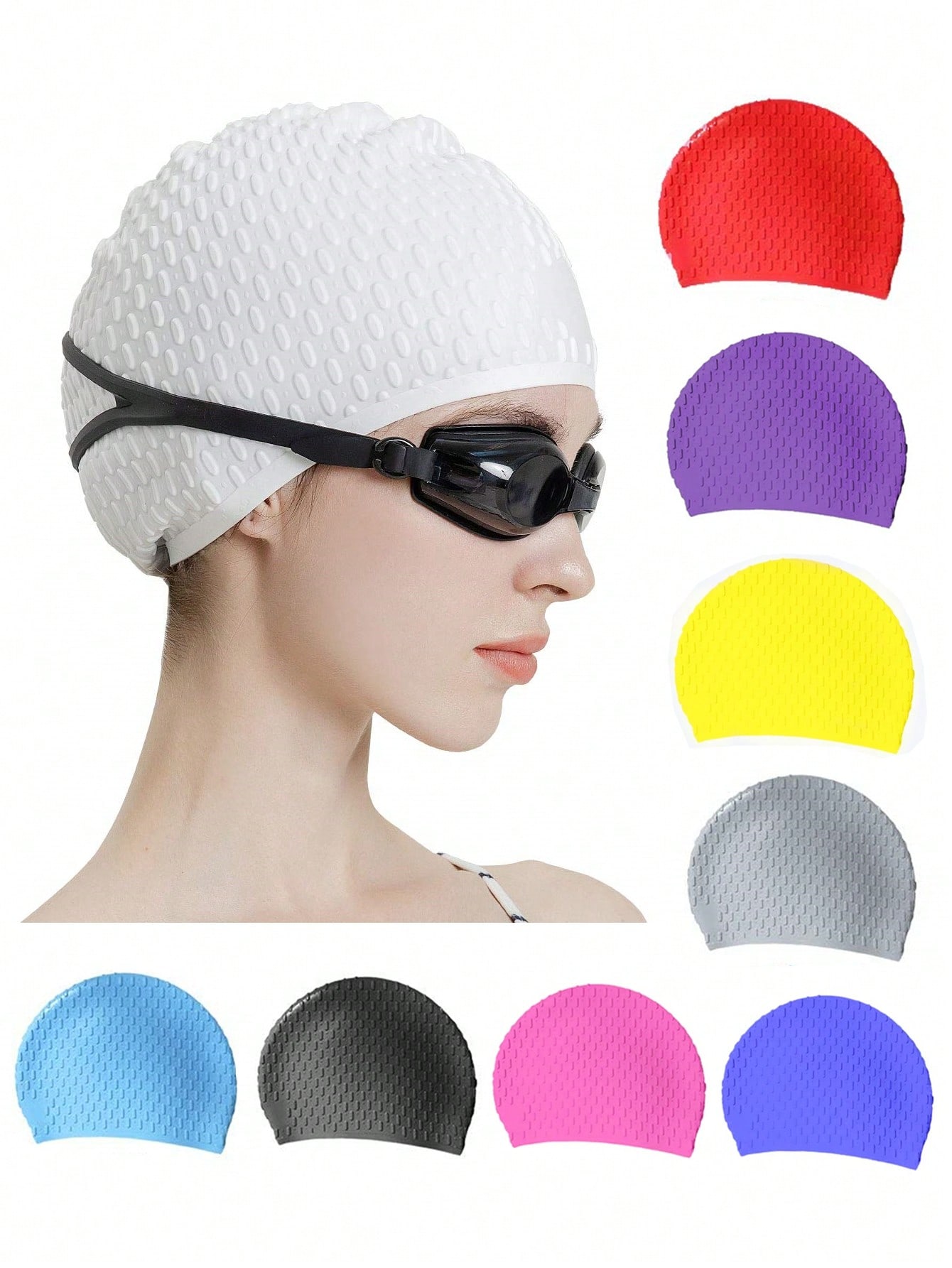 Large Silicone Swim Cap - Comf – обзор и цена Men'S Accessories Essentials