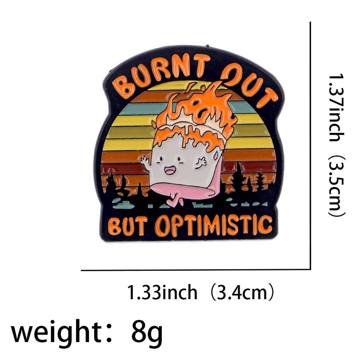 Fire Badges Enamel Pin Brooche – обзор и цена Men'S Accessories Backpack