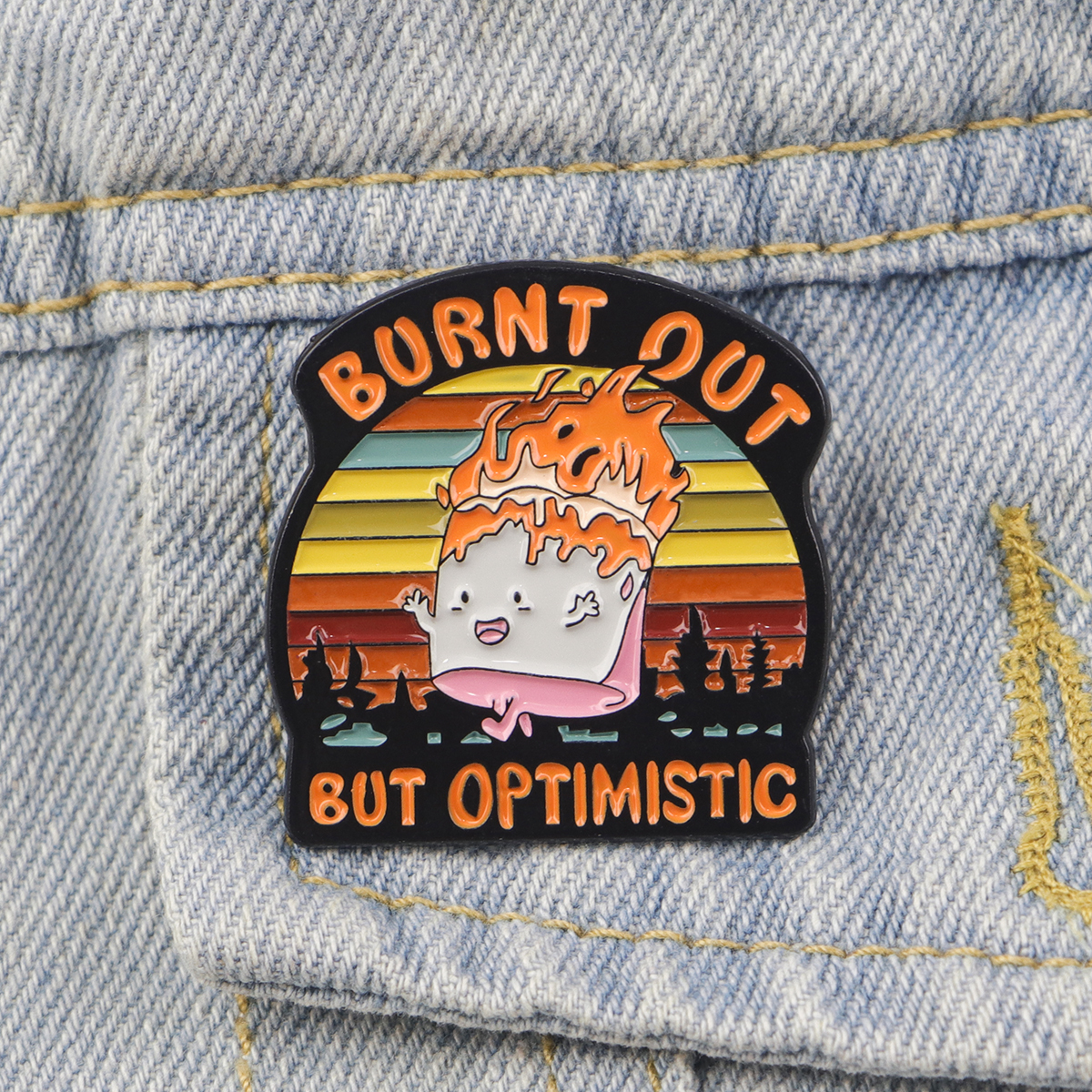 Fire Badges Enamel Pin Brooche – обзор и цена Men'S Accessories Backpack