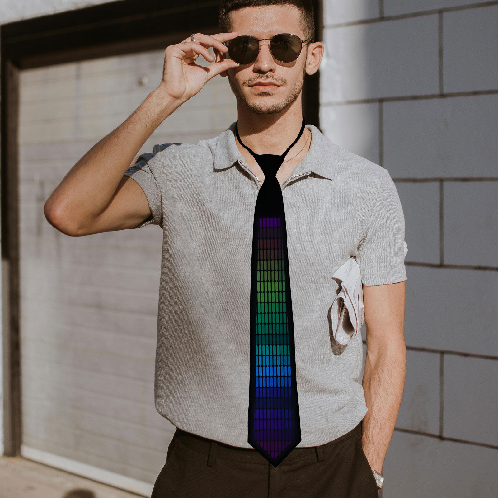 Light Up Sound Control Tie for – обзор и цена Men'S Accessories Essentials