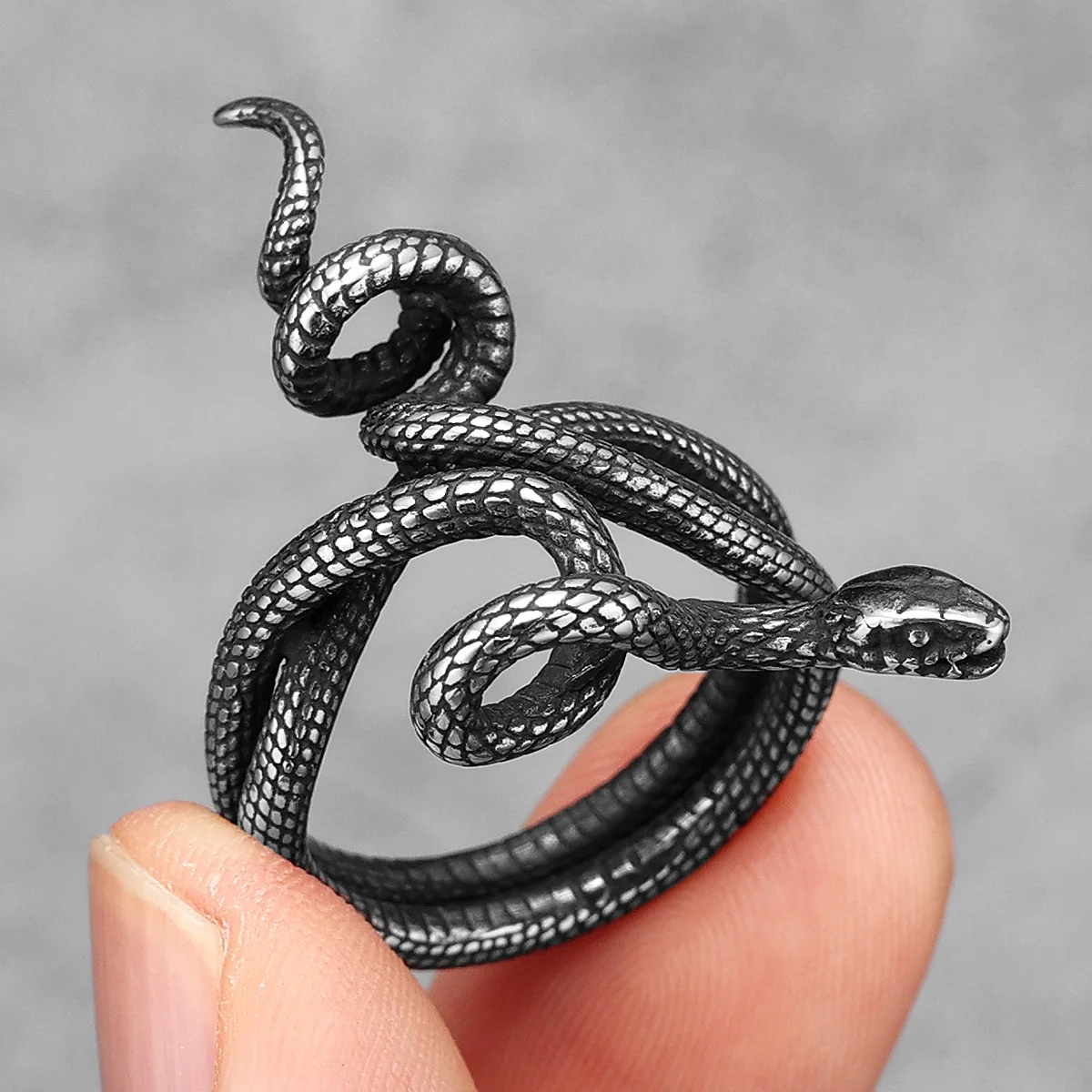 Poisonous Snake Ring 316L Stai – обзор и цена Men'S Accessories Best