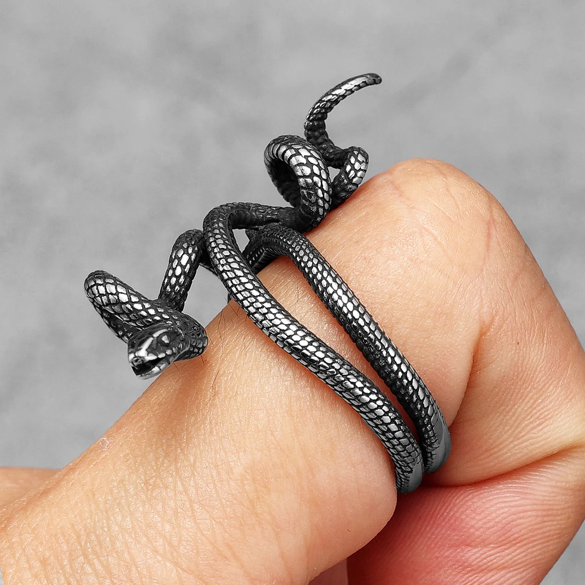 Poisonous Snake Ring 316L Stai – обзор и цена Men'S Accessories Best