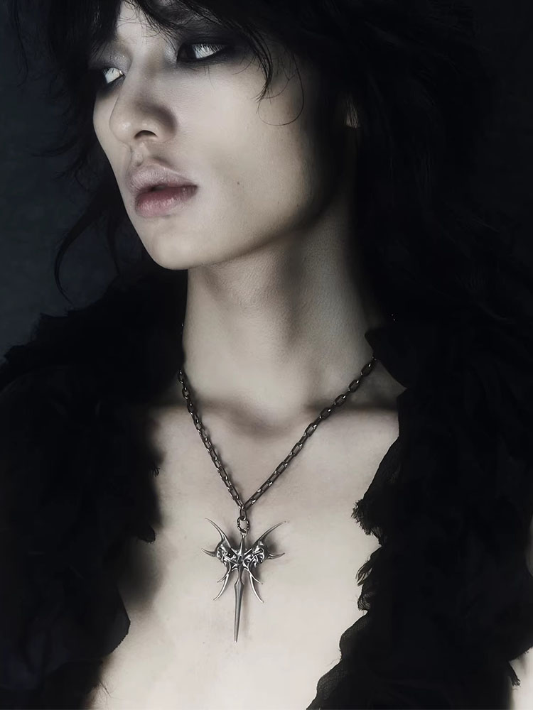 2025 New Punk Necklace Silver  – обзор и цена Men Accessories Neck Chain