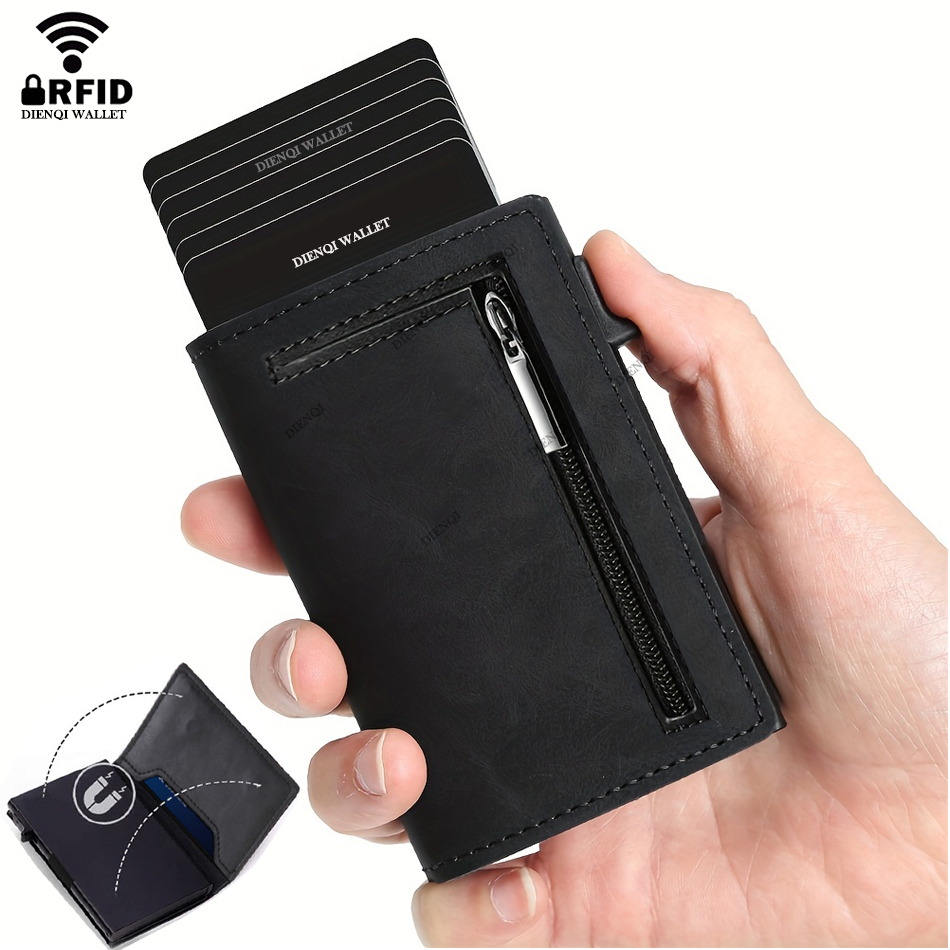 Luxury Brand RFID Credit Card  – обзор и цена Card Case Minimalist