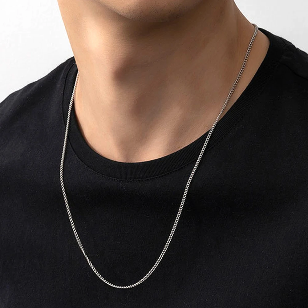 Stainless Steel Gold color Cha – обзор и цена Men Accessories Neck Chain