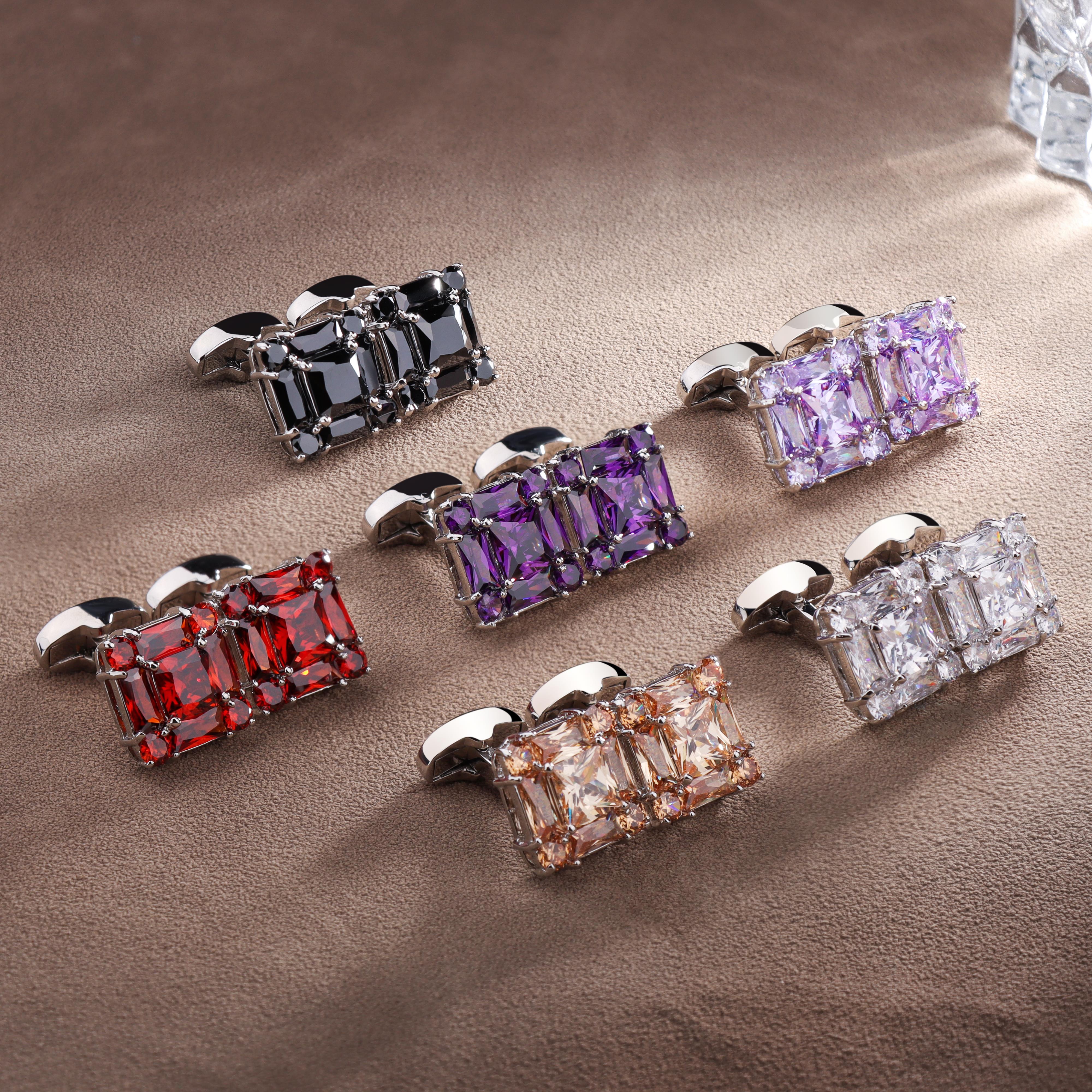 Trendy Cutting Zircon Cufflink – обзор и цена Men'S Accessories Best