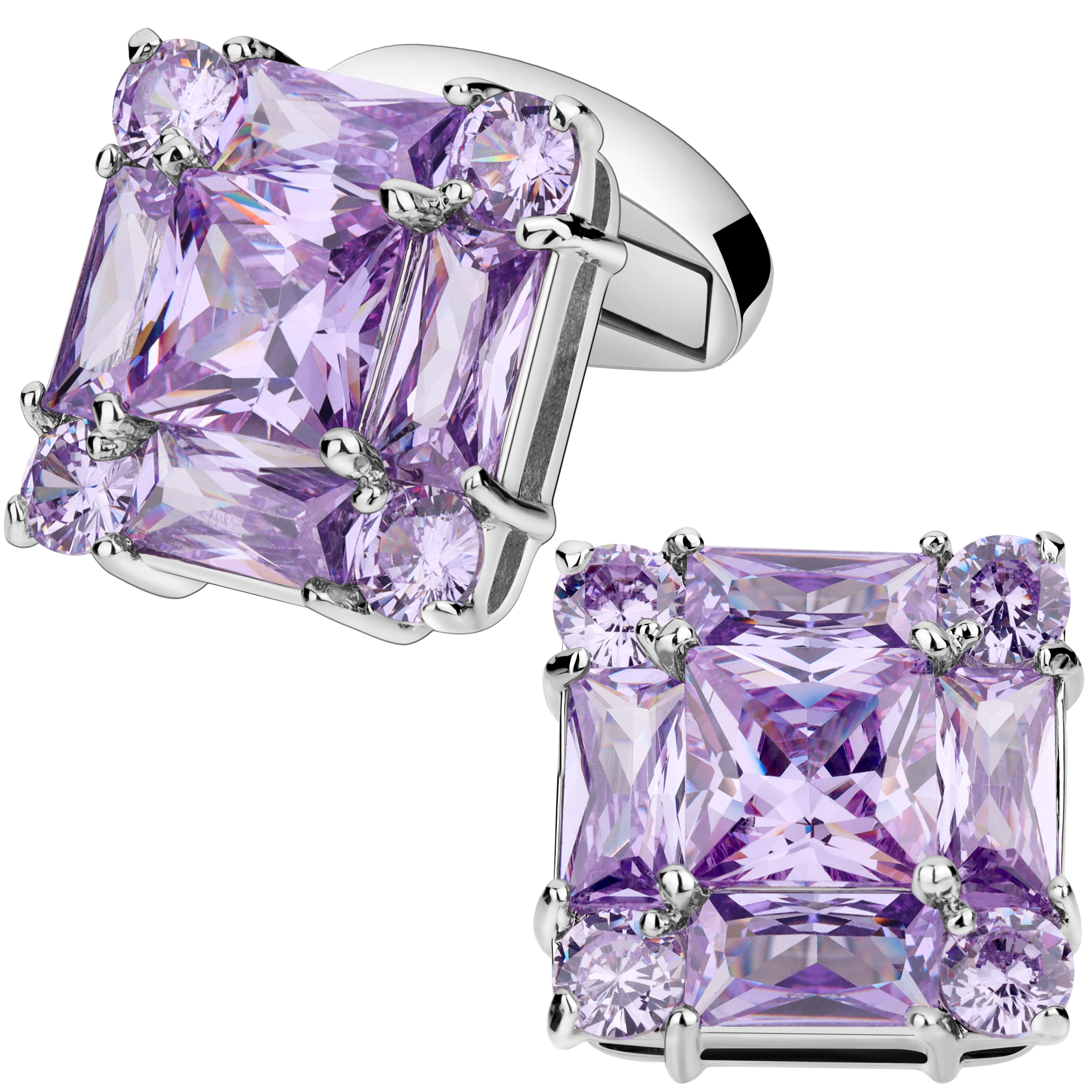 Trendy Cutting Zircon Cufflink – обзор и цена Men'S Accessories Best