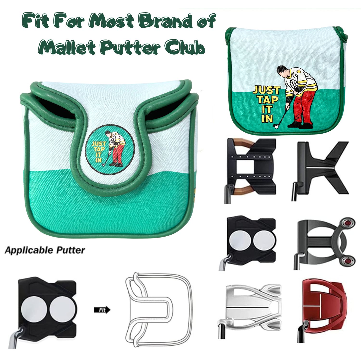 Funny PU Leather Golf Putter C – обзор и цена Men'S Accessories Essentials