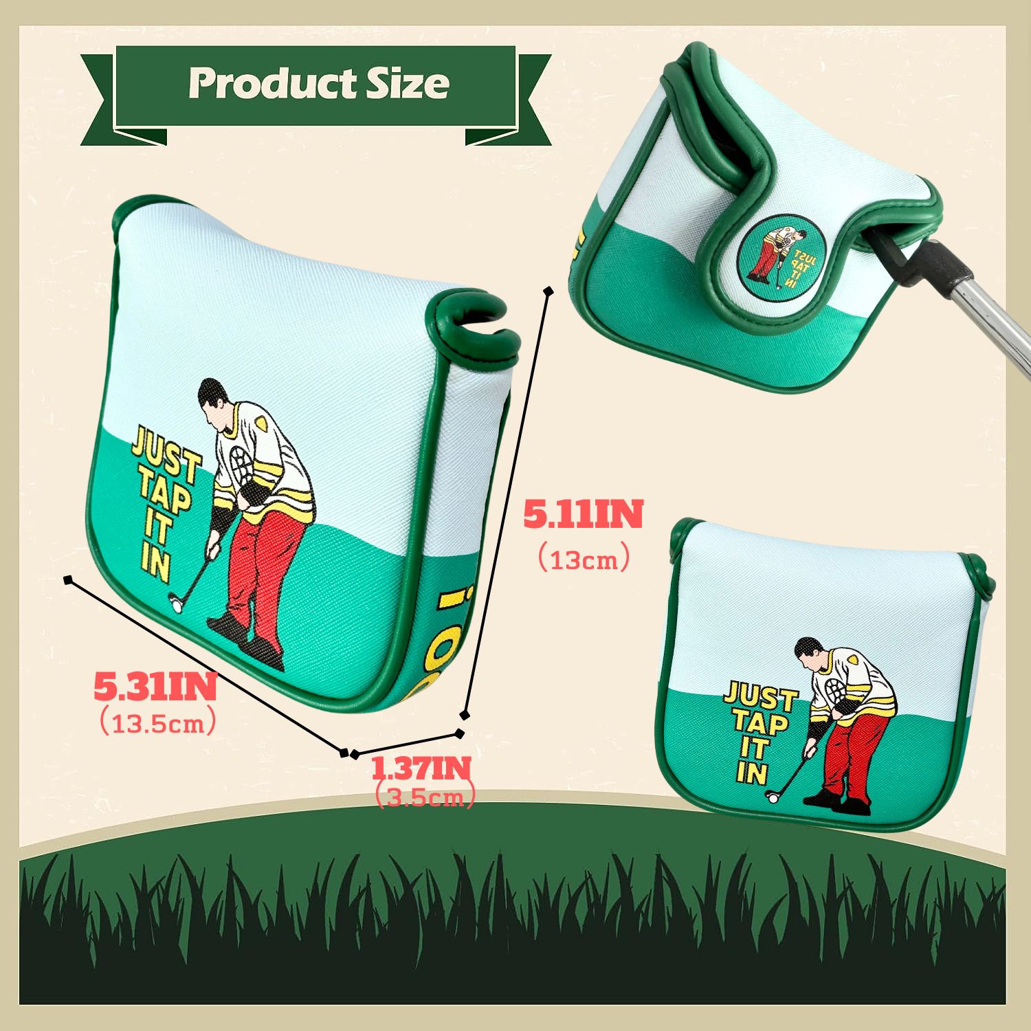 Funny PU Leather Golf Putter C – обзор и цена Men'S Accessories Essentials