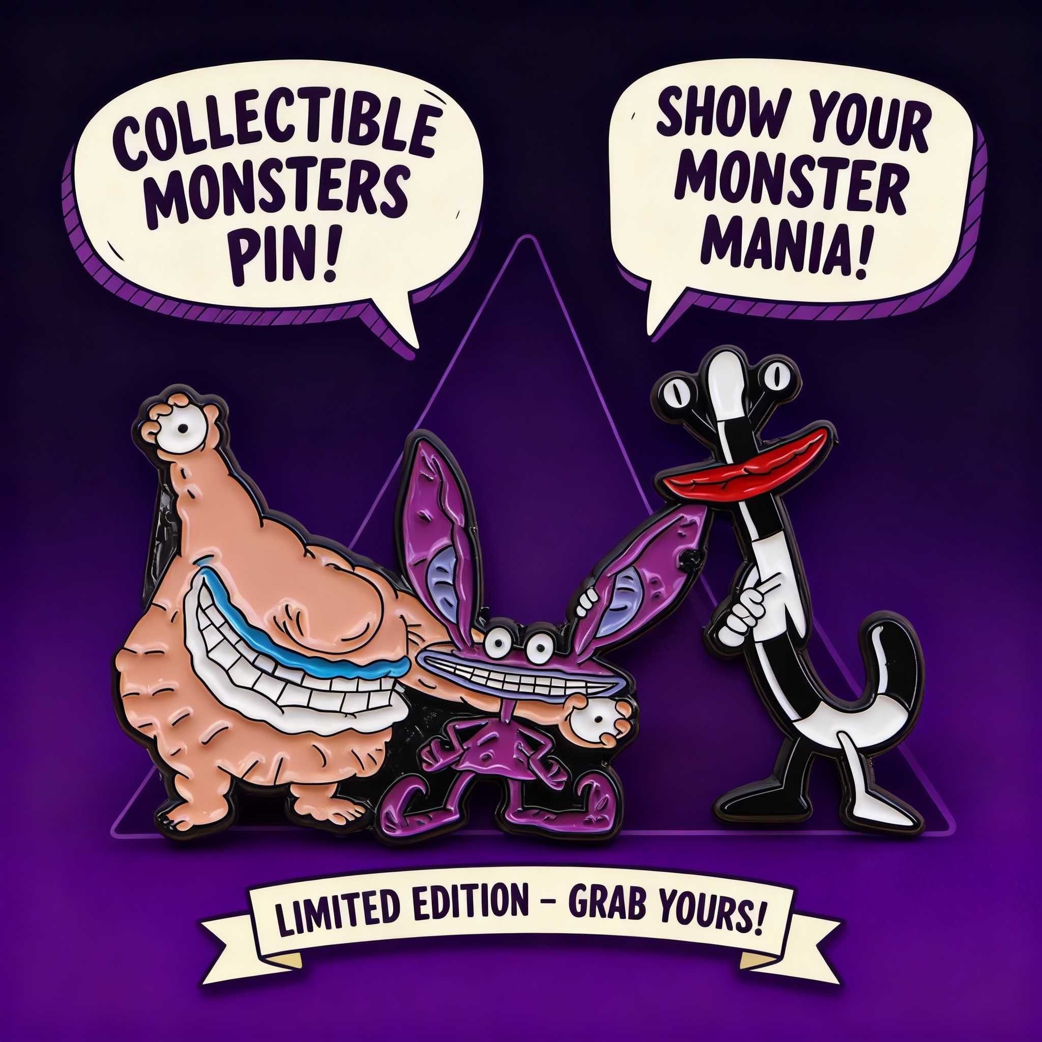 Cartoon Monster Enamel Pin Bad – обзор и цена Men'S Accessories Backpack