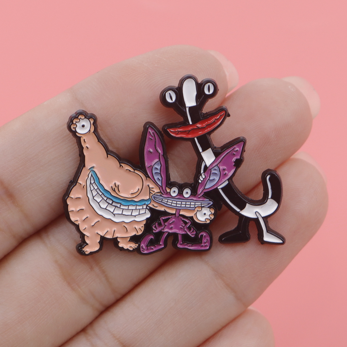 Cartoon Monster Enamel Pin Bad – обзор и цена Men'S Accessories Backpack