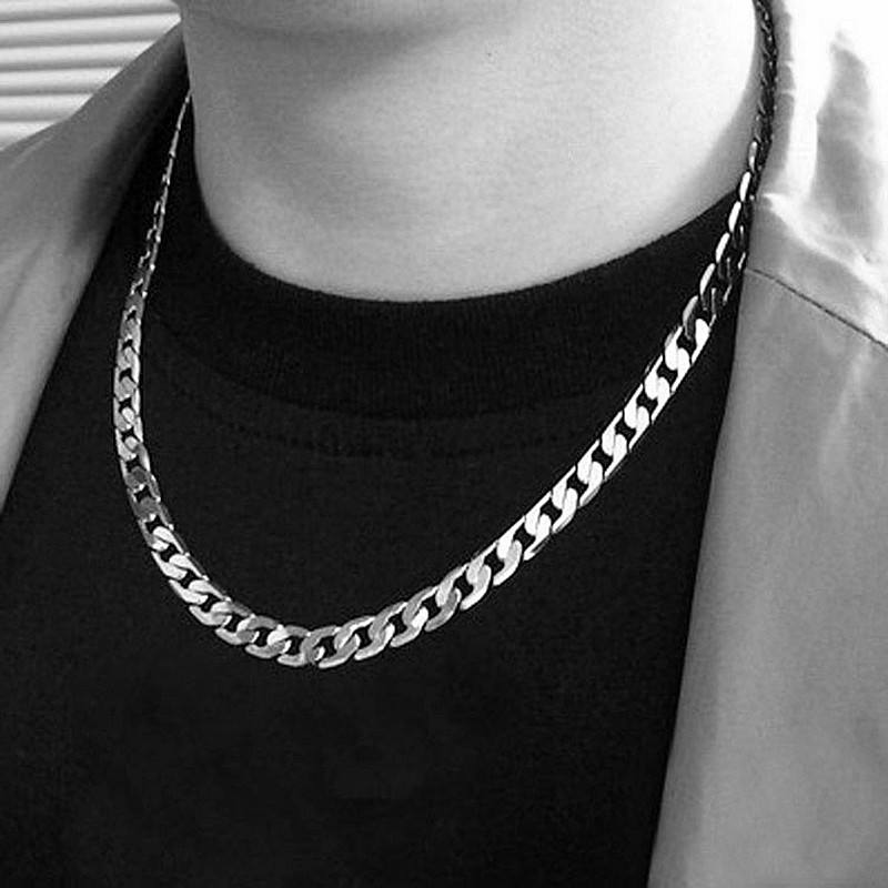925 sterling silver plated Fla – обзор и цена Men Accessories Neck Chain