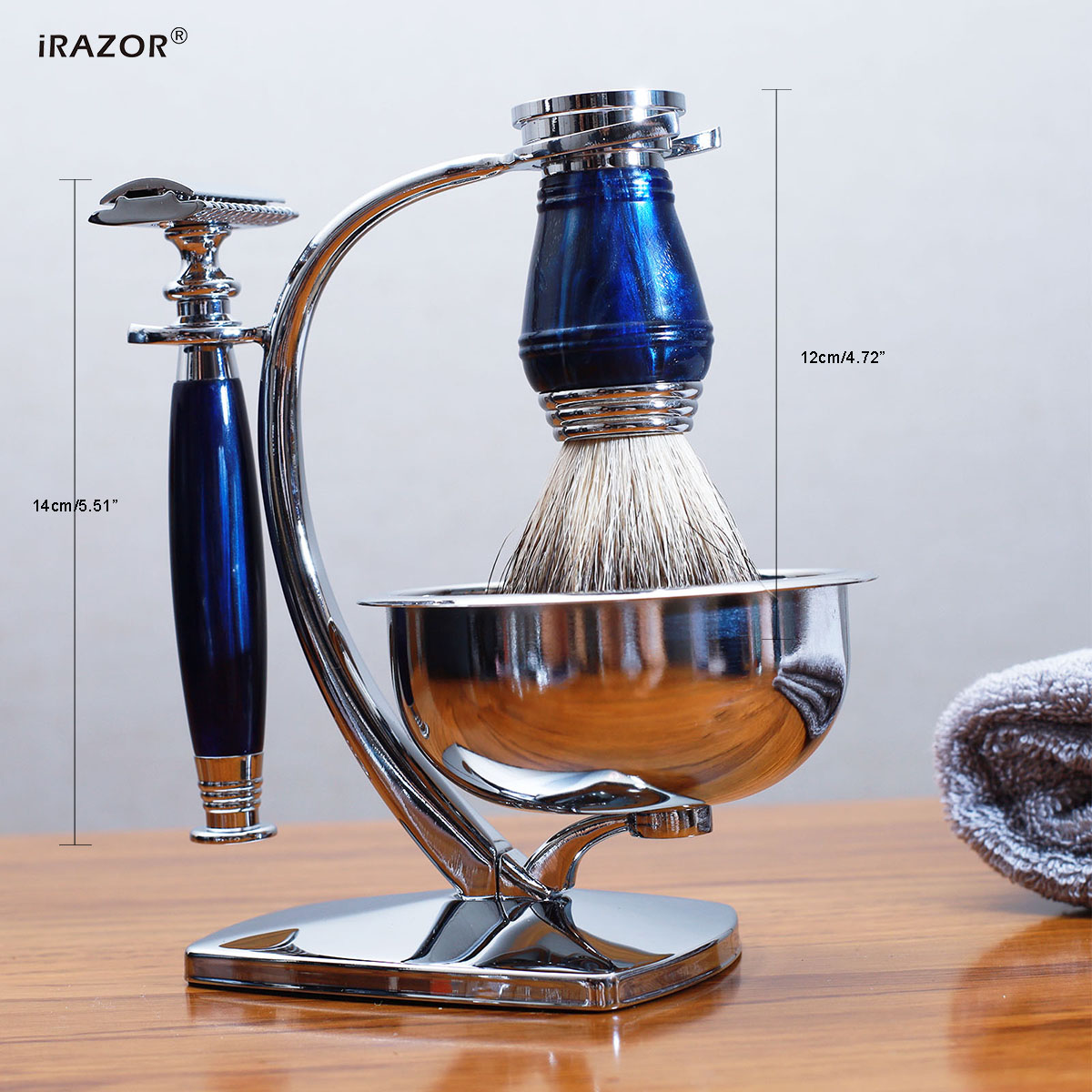 iRAZOR Royalblue Safety Razor  – обзор и цена Men Accessories Combo Gift
