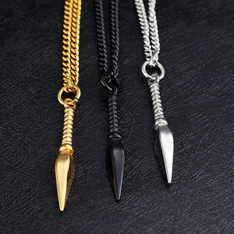 Spear Pendant Necklace For Men – обзор и цена Men Accessories Neck Chain