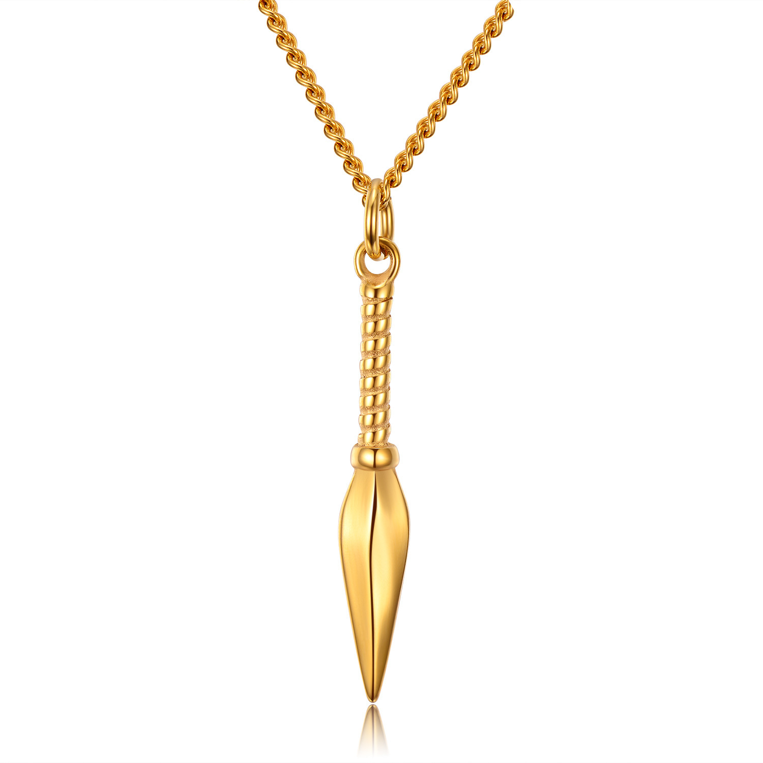 Spear Pendant Necklace For Men – обзор и цена Men Accessories Neck Chain