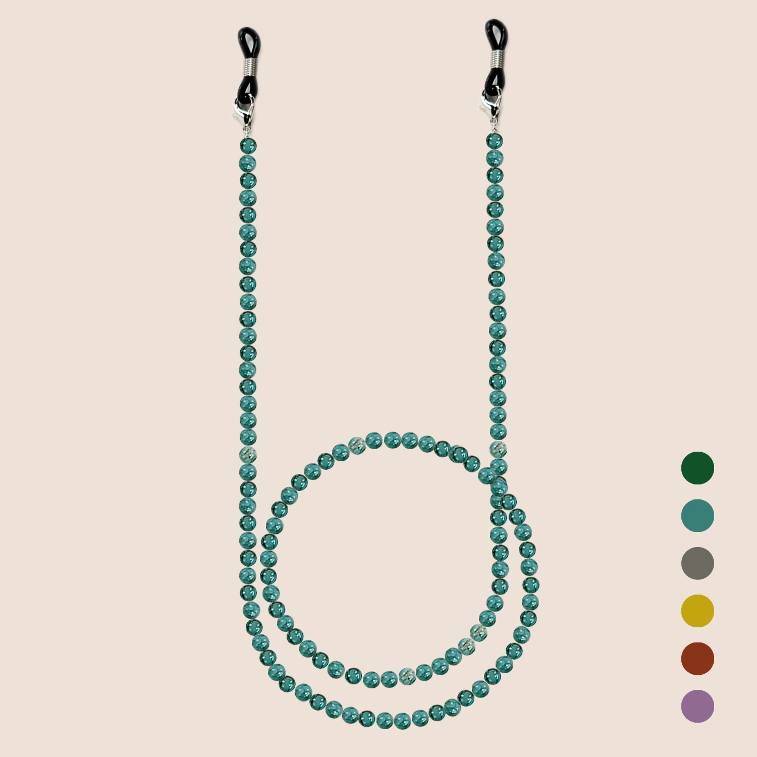 Chinese Style Glass Beaded Eye – обзор и цена Men Accessories Neck Chain