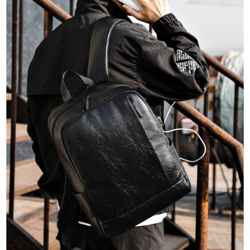 Men Fashionable Backpack PU Le – обзор и цена Men'S Accessories Backpack