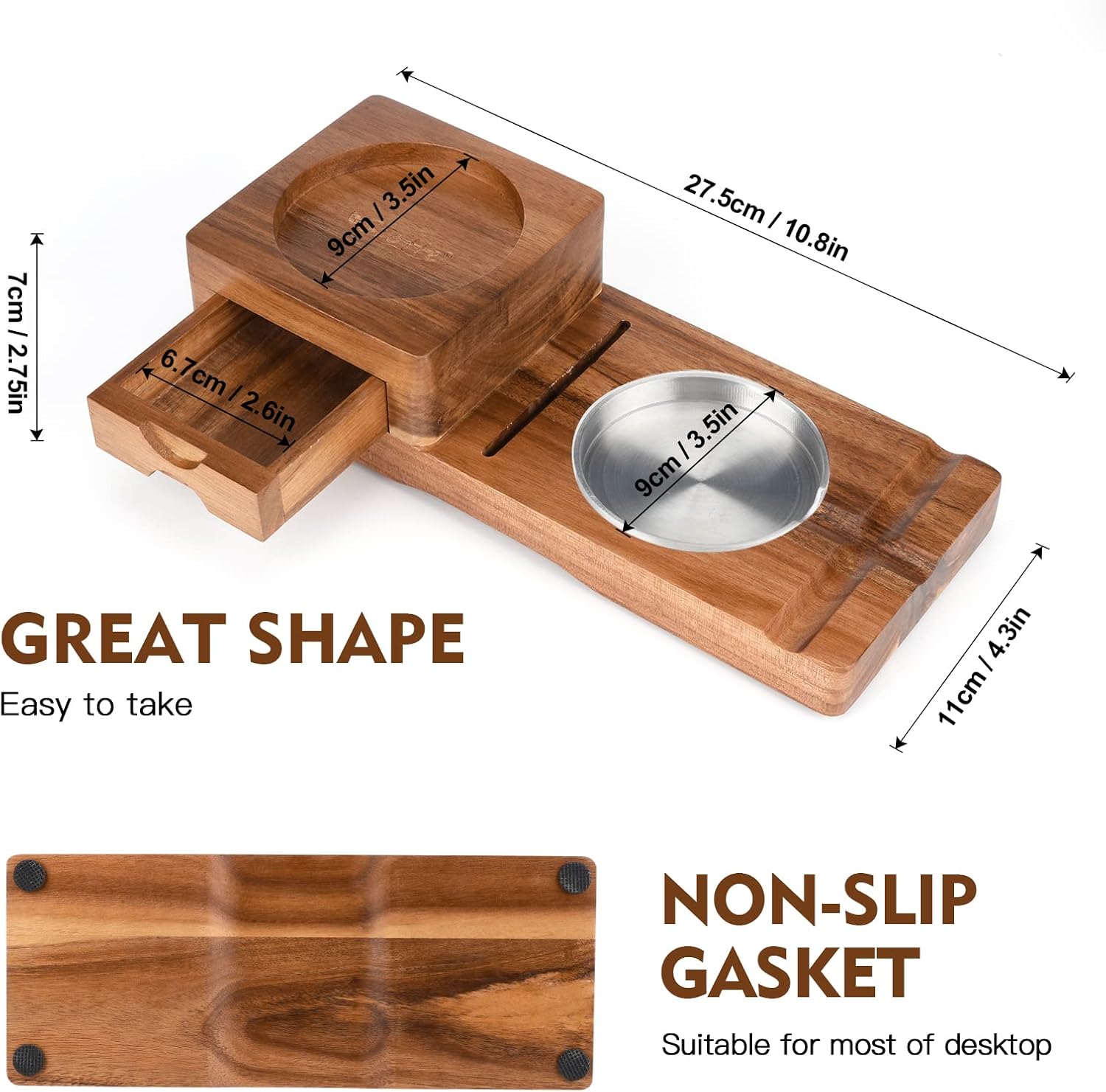 Ashtray Coaster Whiskey Glass  – обзор и цена Men Accessories Drawer