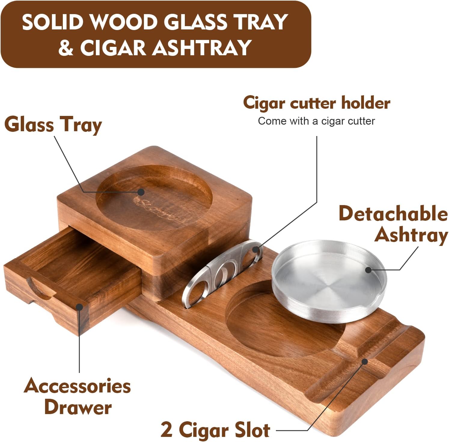 Ashtray Coaster Whiskey Glass  – обзор и цена Men Accessories Drawer