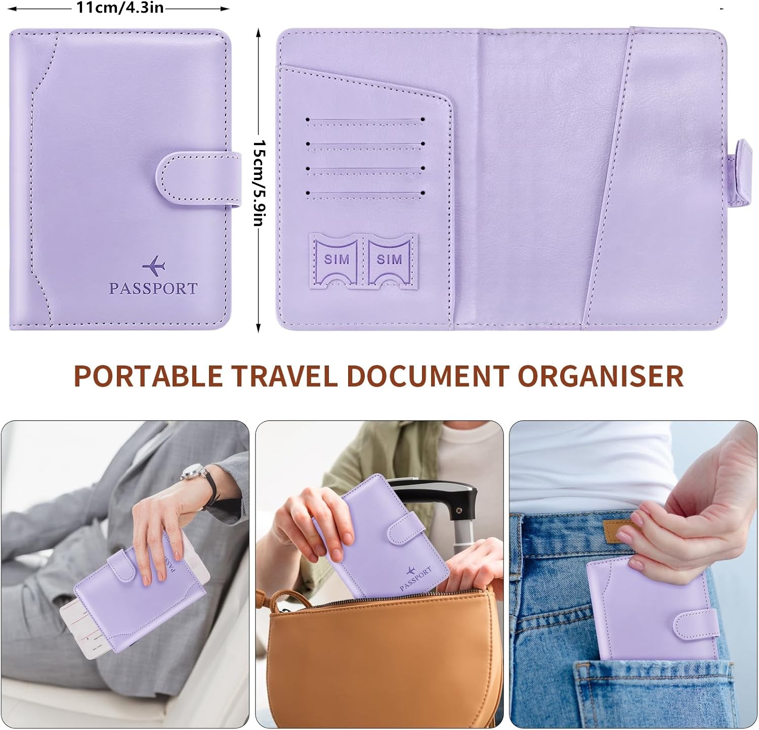 Passport Holder for Travel Cru – обзор и цена Men'S Accessories Essentials