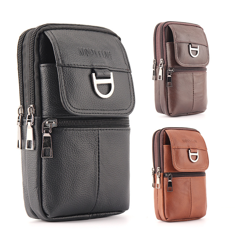 Men's leather waist bag - Larg – обзор и цена Men'S Accessories Backpack