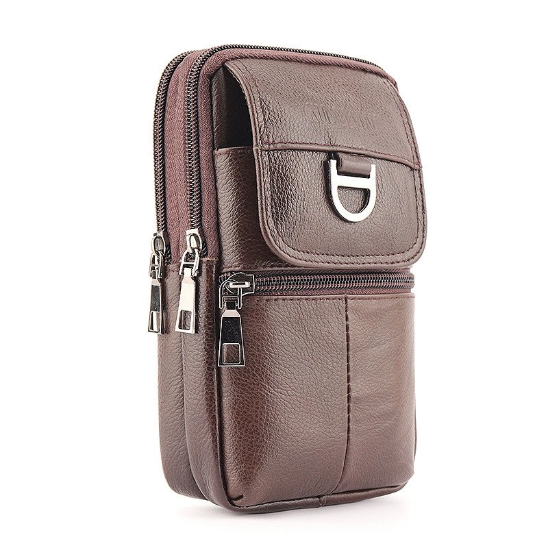 Men's leather waist bag - Larg – обзор и цена Men'S Accessories Backpack